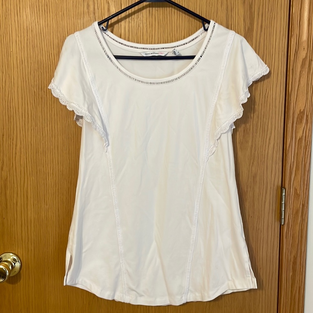 Isaac Mizrahi white shirt
